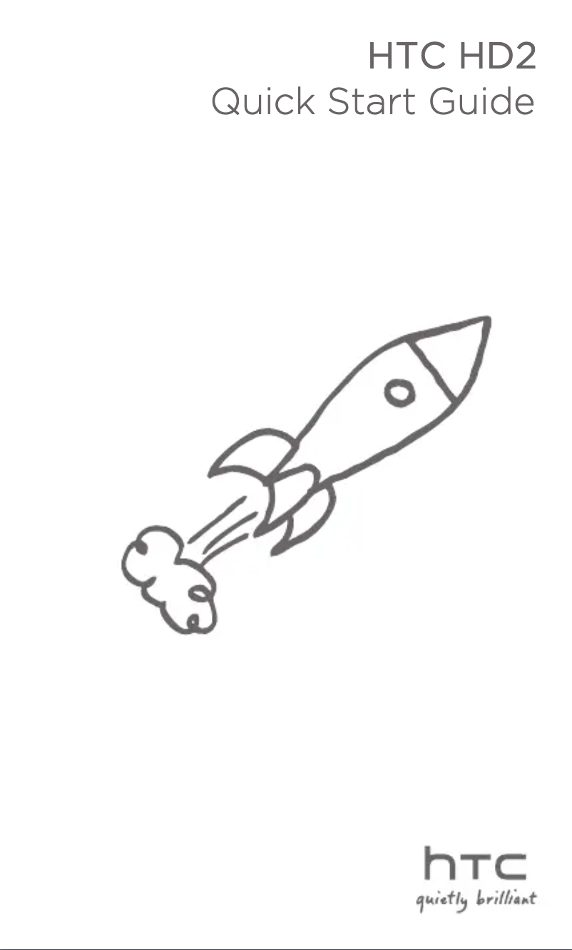 Page 1 de la notice Guide de démarrage rapide HTC HD2