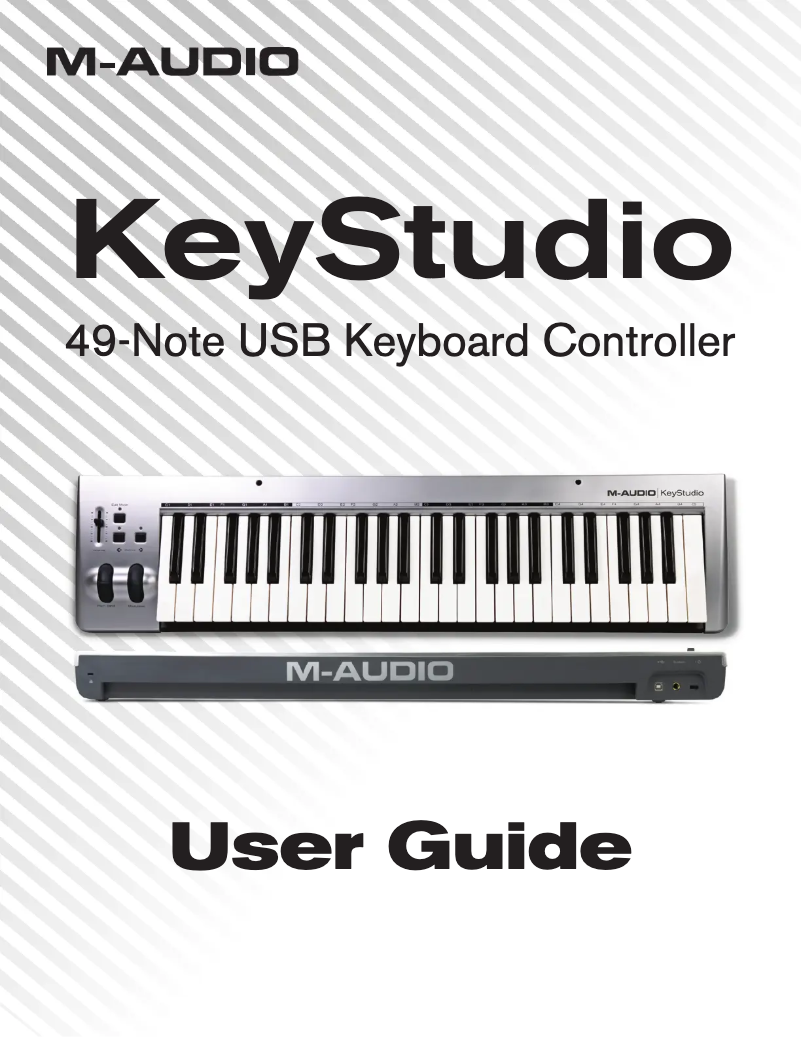 Page 1 de la notice Manuel utilisateur M-Audio KeyStudio