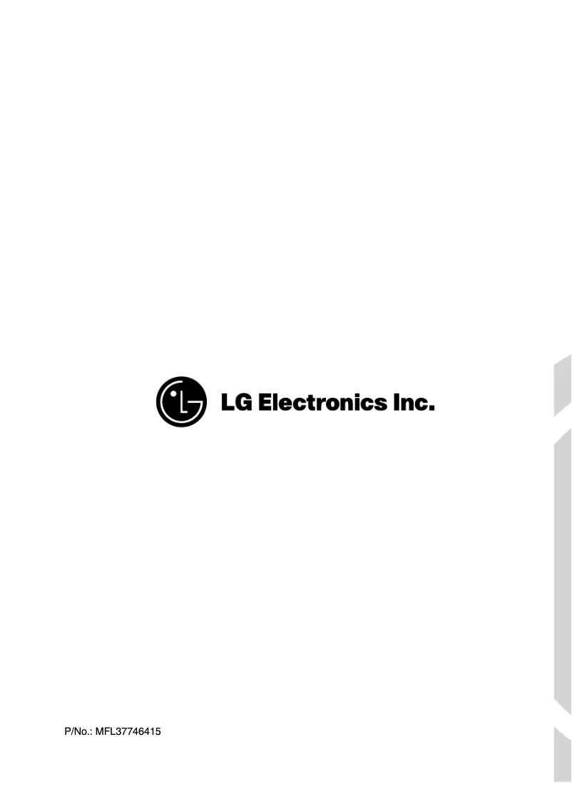 Page n°1 - Manuel utilisateur LG WD-12390NDK