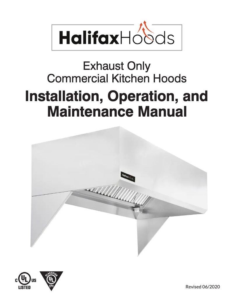 Page 1 de la notice Manuel utilisateur Halifax EXHP848