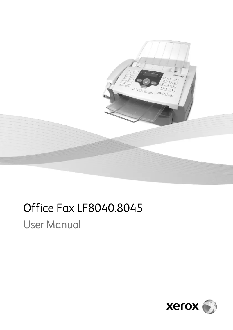 Image de la première page du manuel de l'appareil LF8045