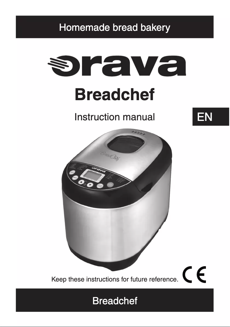 Image de la première page du manuel de l'appareil BreadChef