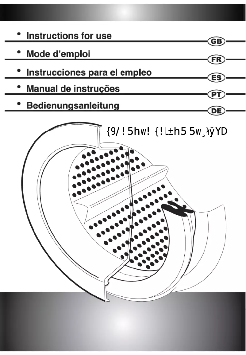 Image de la première page du manuel de l'appareil Dry-6KG