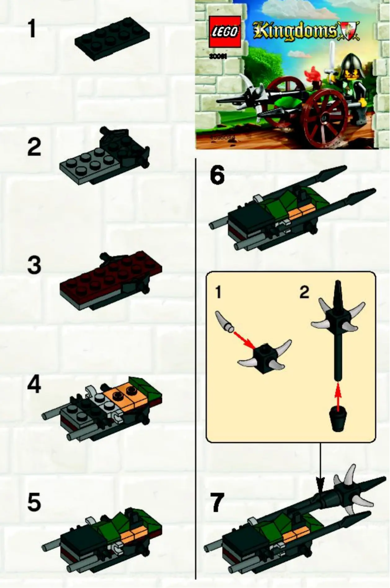 Page 1 of the manual User Manual Lego Attack wagon