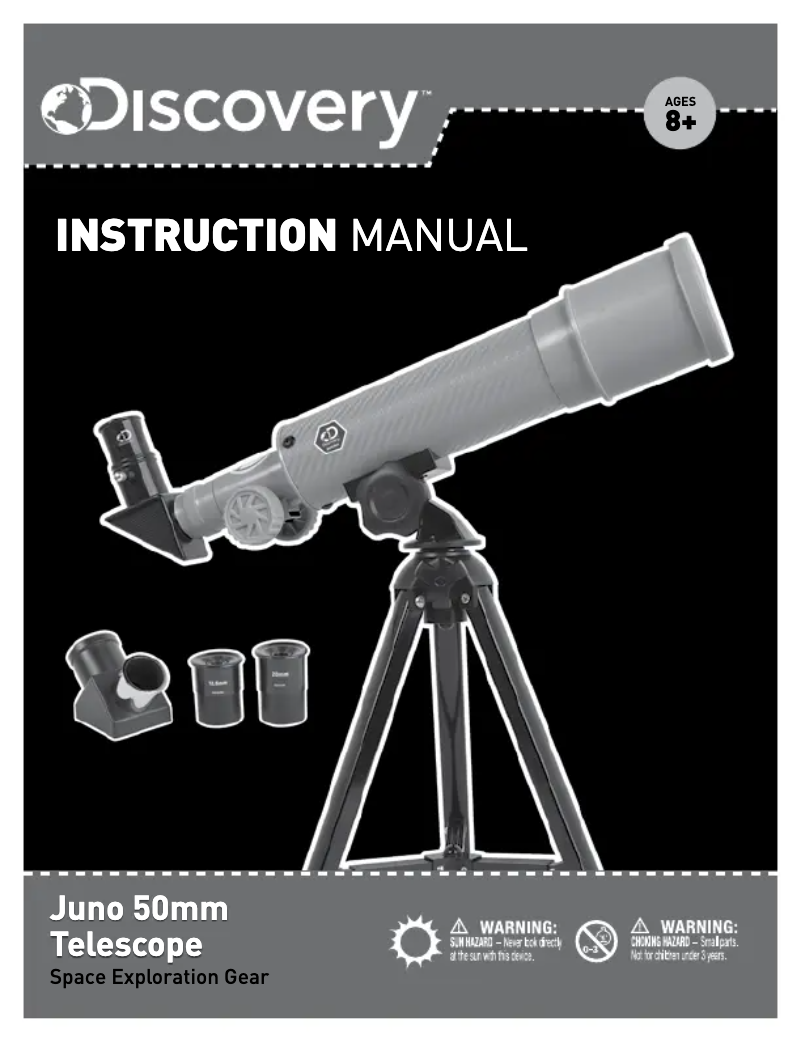 Page 1 de la notice Manuel utilisateur Discovery Juno 50mm