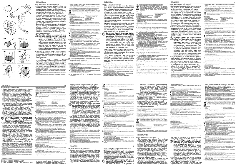 Page 1 de la notice Manuel utilisateur Solac SH7097