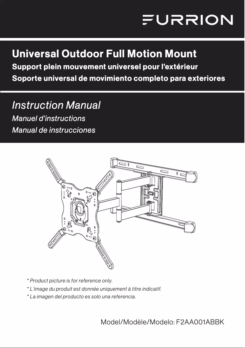 Page n°1 - Manuel utilisateur Furrion F2AA001ABBK