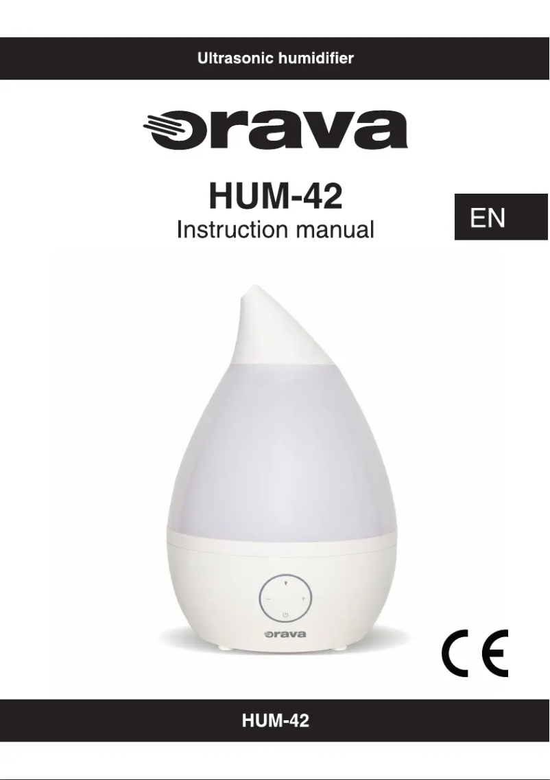 Page 1 de la notice Manuel utilisateur Orava HUM-42