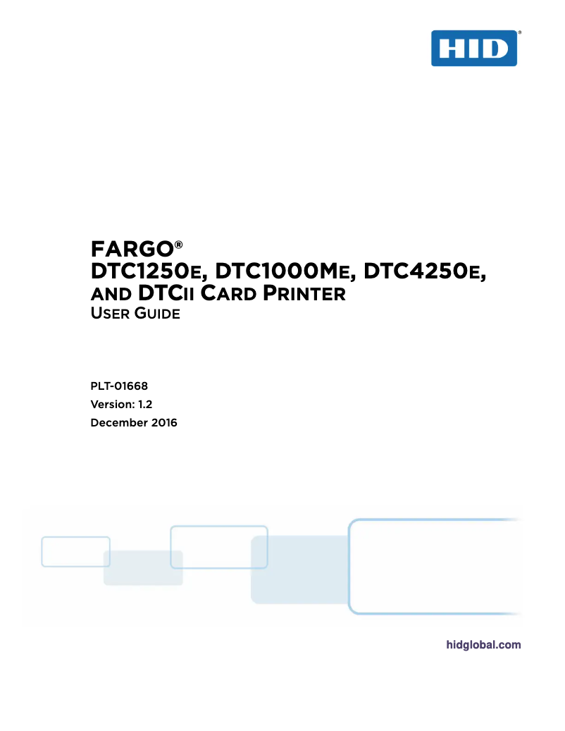 Image de la première page du manuel de l'appareil DTC1250e