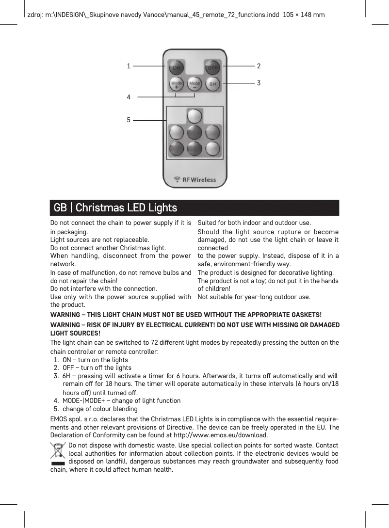 Imagen de la primera página del manual del dispositivo D4AA02