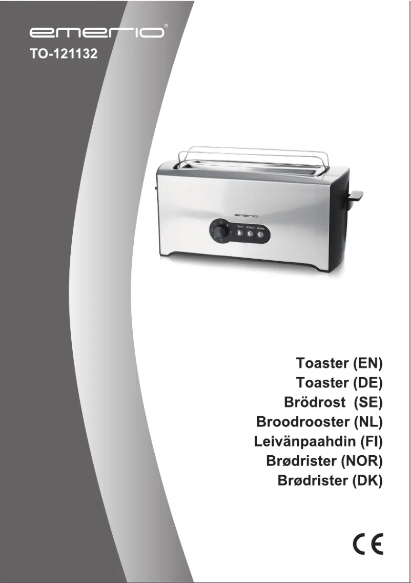 Page 1 de la notice Manuel utilisateur Emerio TO-121132