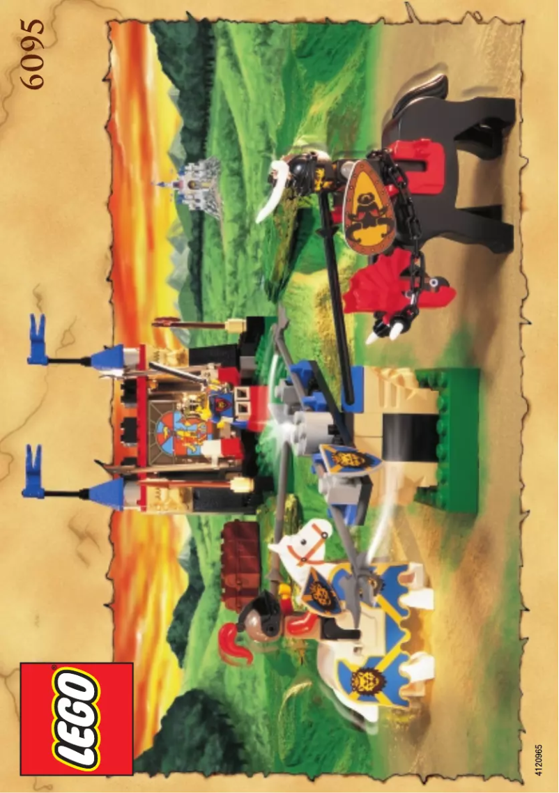 Page n°1 - Manuel utilisateur Lego Castle 6095