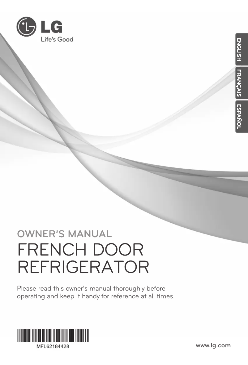 Image de la première page du manuel de l'appareil Studio LSFD2591ST