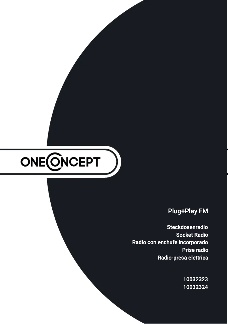 Page n°1 - Manuel utilisateur OneConcept Plug+Play FM