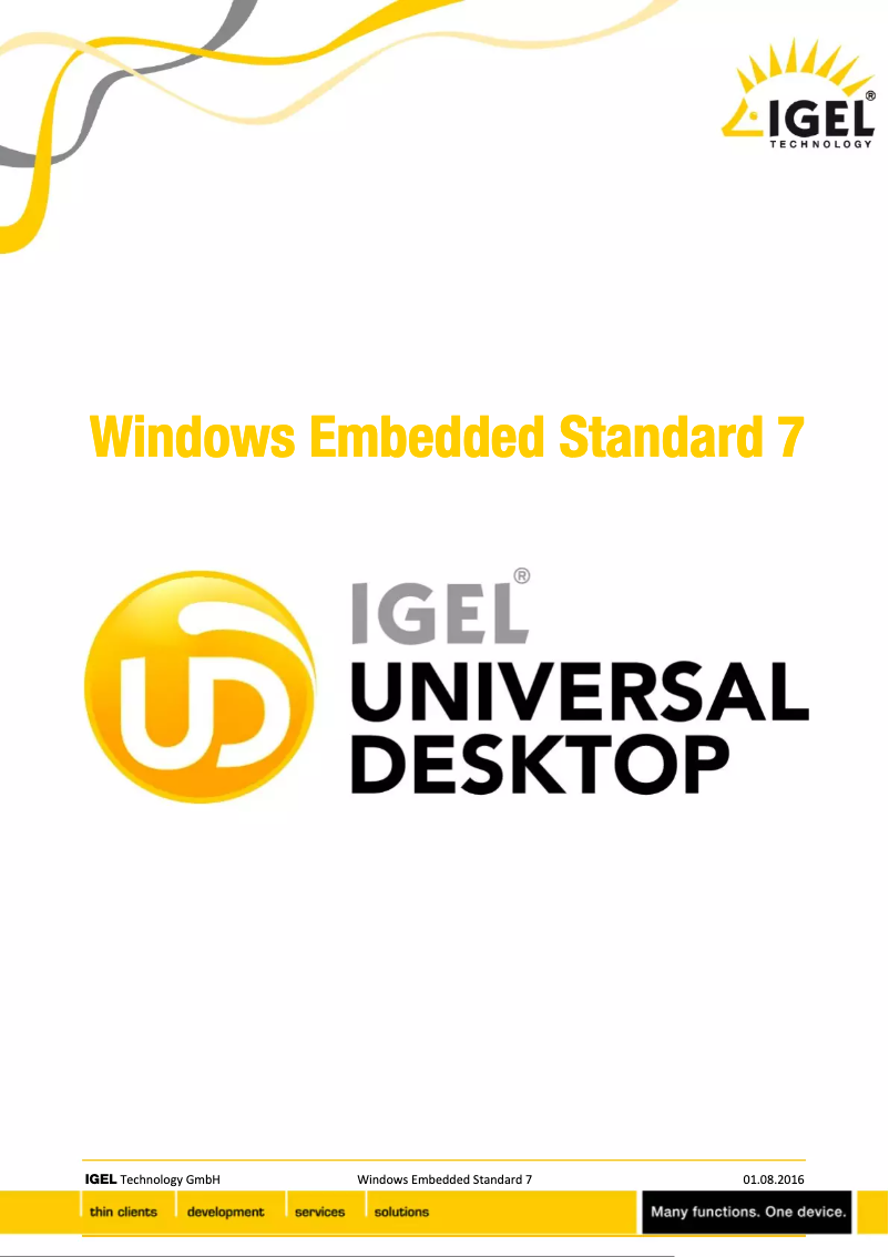 Página 1 del manual Manual de usuario IGEL UD6-W7