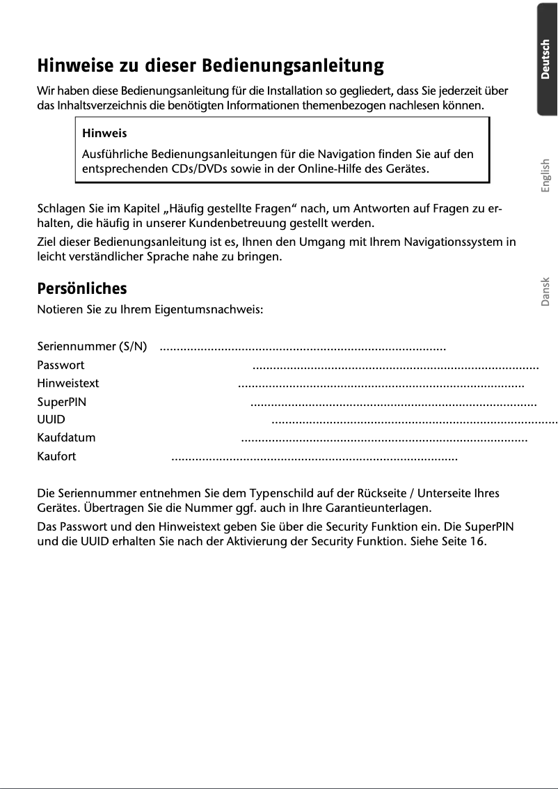 Página 1 del manual Manual de usuario Medion GoPal P4445 M20