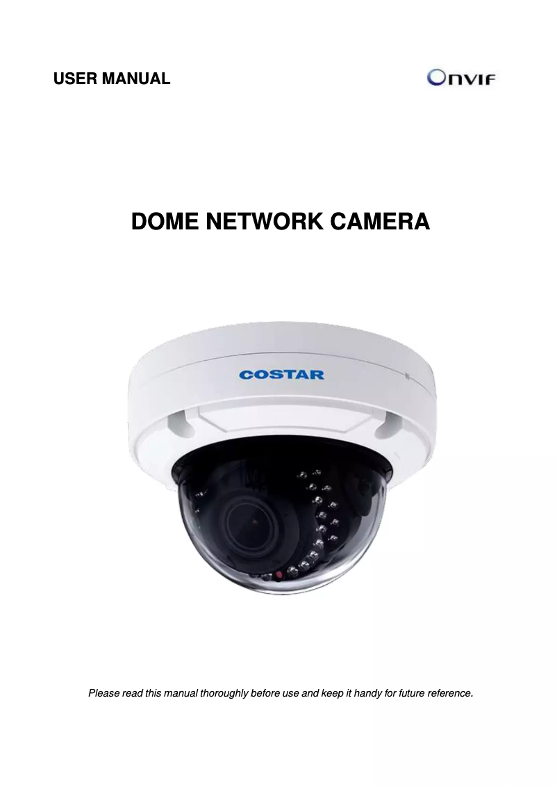 Page n°1 - Manuel utilisateur Costar CDI4H12IFW