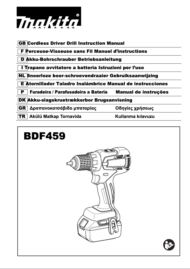 Page 1 de la notice Manuel utilisateur Makita BDF441