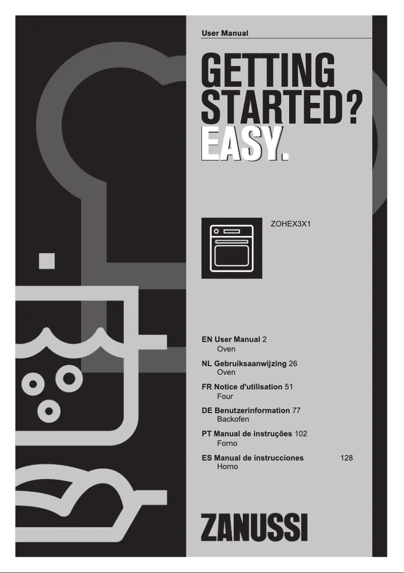 Image de la première page du manuel de l'appareil ZOHEX3X1