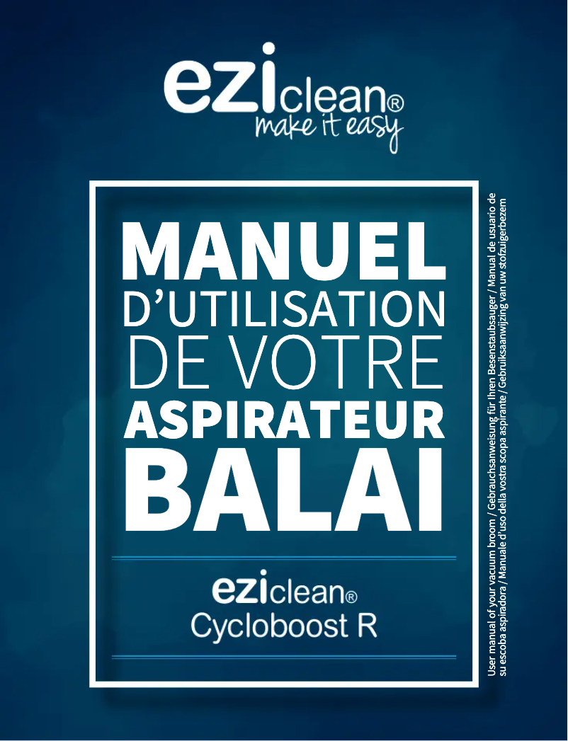 Page 1 de la notice Manuel utilisateur EZIclean Cycloboost R680 TURBO FLEX