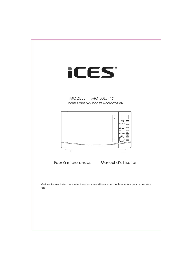 Page n°1 - Manuel utilisateur Ices IMO-30LS41S