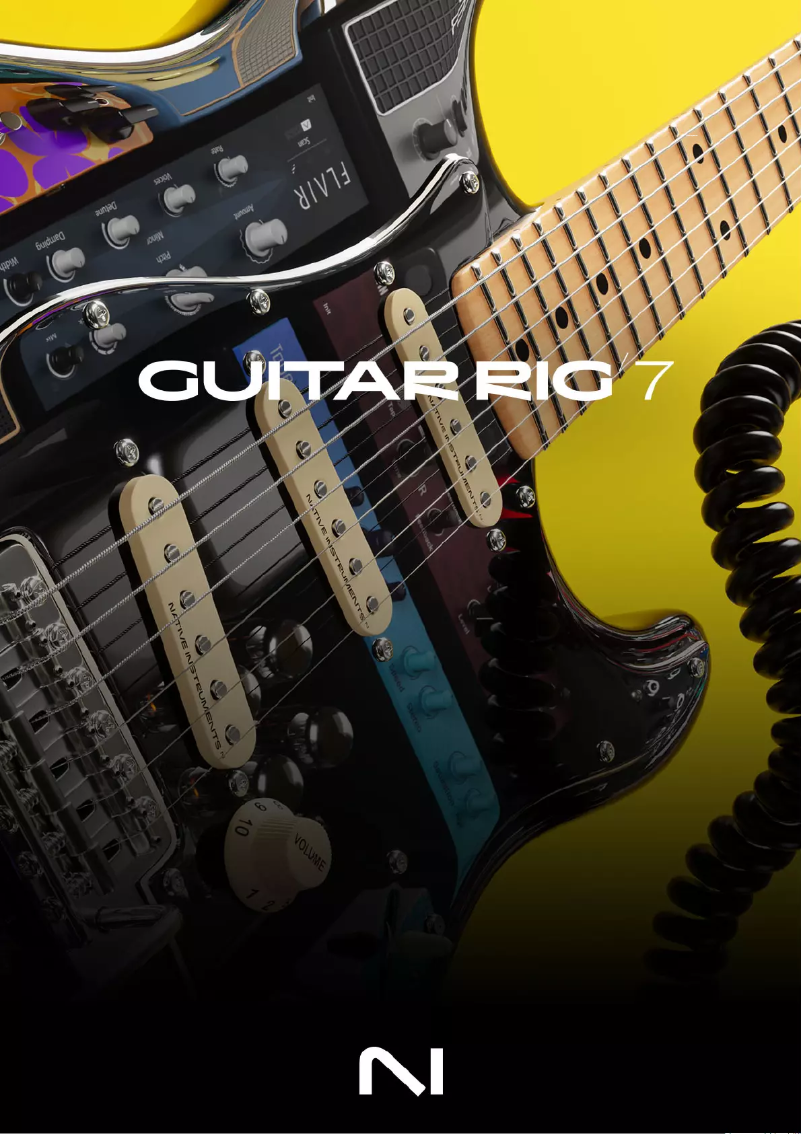 Page 1 de la notice Manuel utilisateur Native Instruments Guitar Rig 7