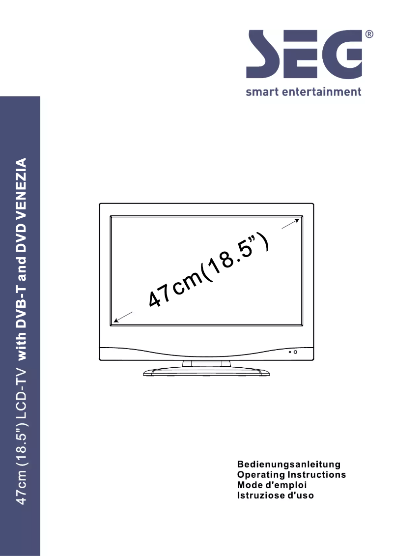 Image de la première page du manuel de l'appareil Venezia