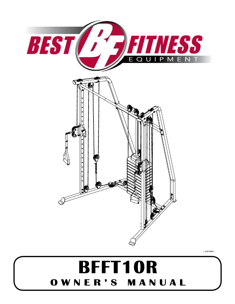 Image de la première page du manuel de l'appareil BFFT10R