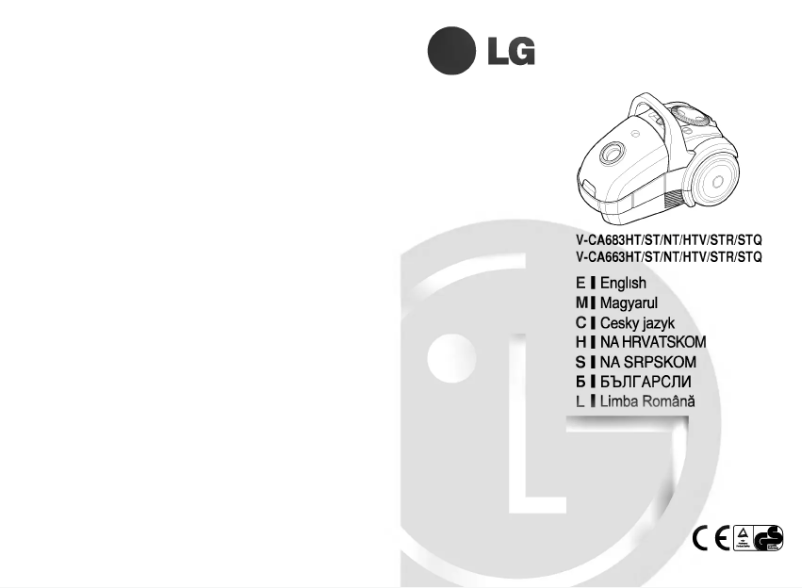 Page n°1 - Manuel utilisateur LG V-CA683ST