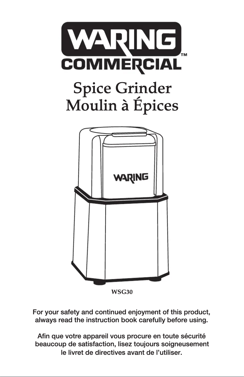 Imagen de la primera página del manual del dispositivo WSG30