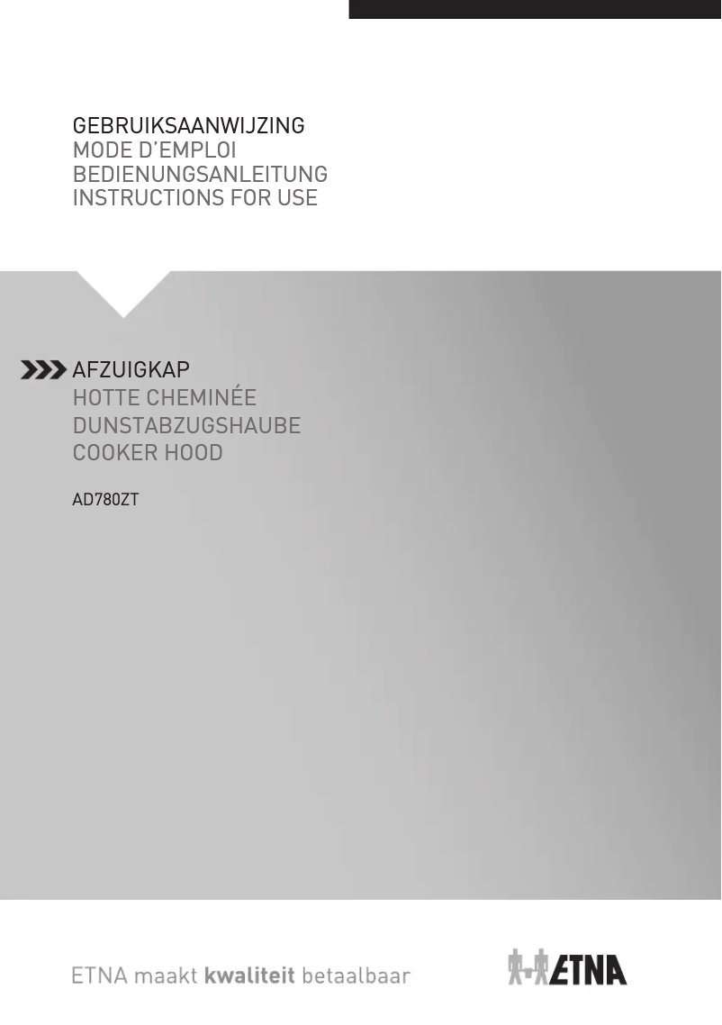 Page 1 de la notice Manuel utilisateur Etna AD780ZT