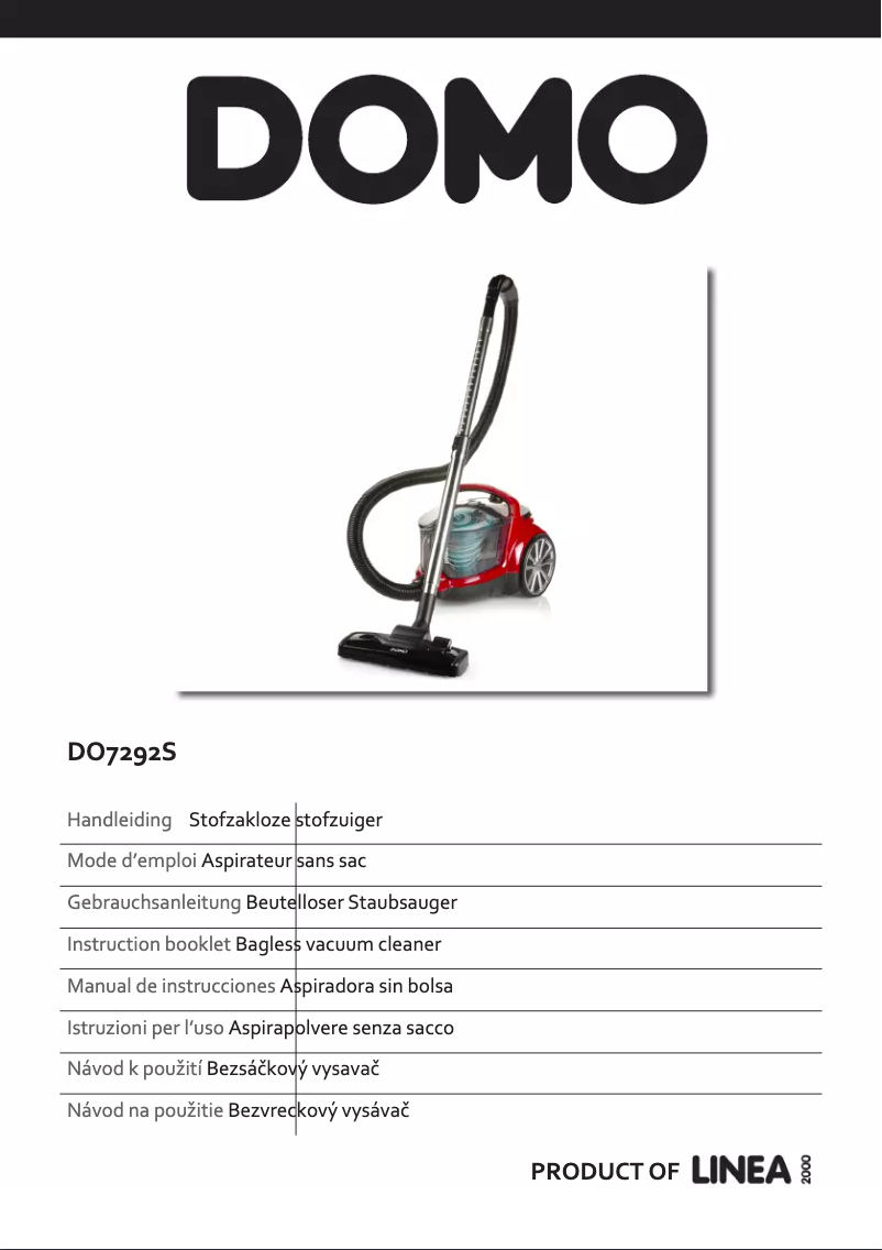 Page 1 de la notice Manuel utilisateur Domo DO7292S
