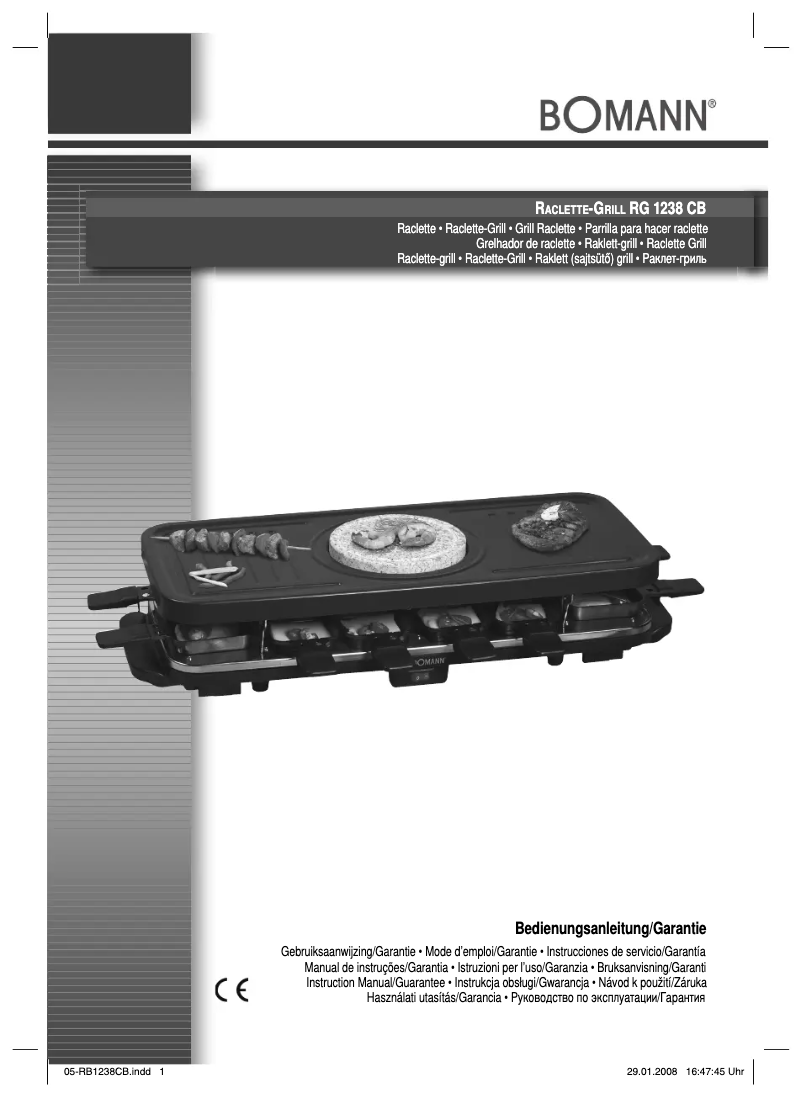 Image de la première page du manuel de l'appareil RG 1238 CB
