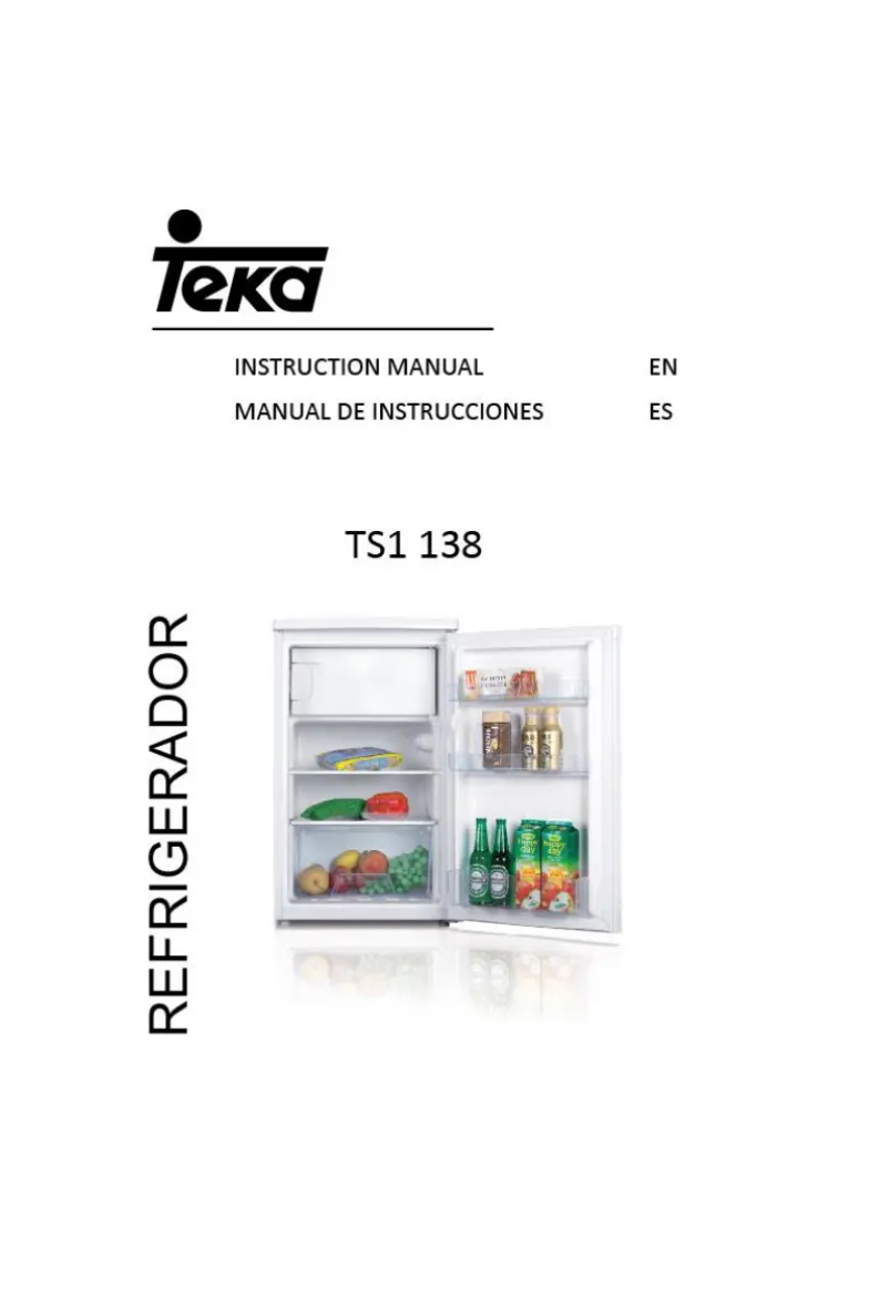 Page n°1 - Manuel utilisateur Teka TS1 138