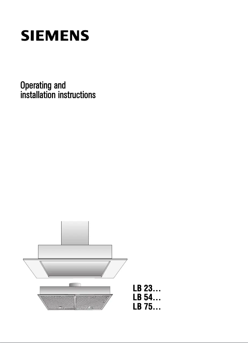 Página 1 del manual Manual de usuario Siemens LB75560