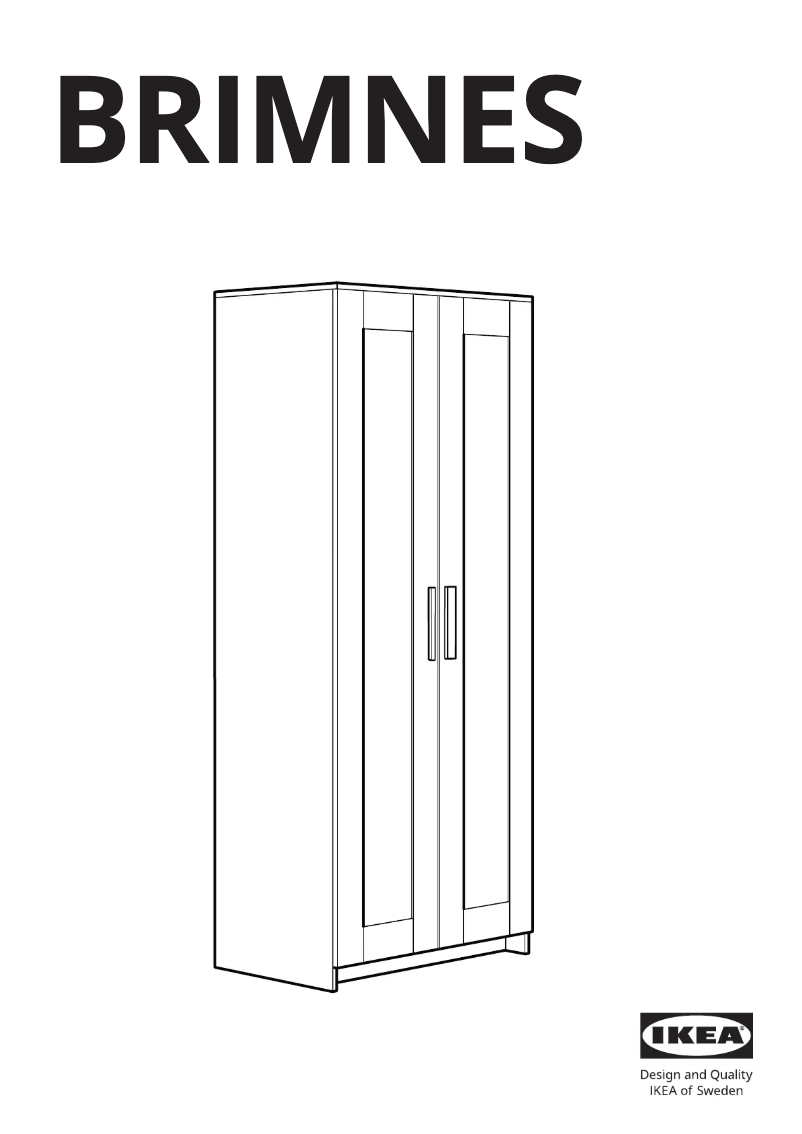 Página 1 del manual Manual de usuario Ikea BRIMNES 804.004.76