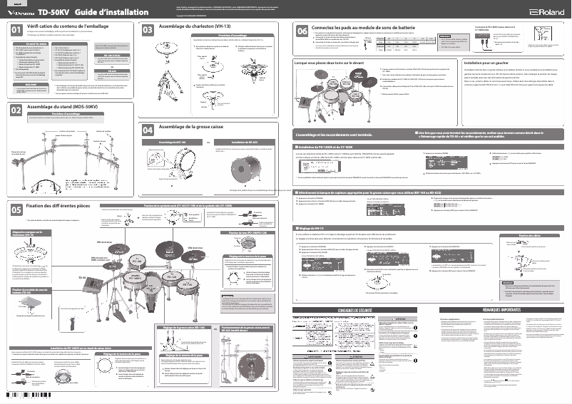Image de la première page du manuel de l'appareil TD-50KV
