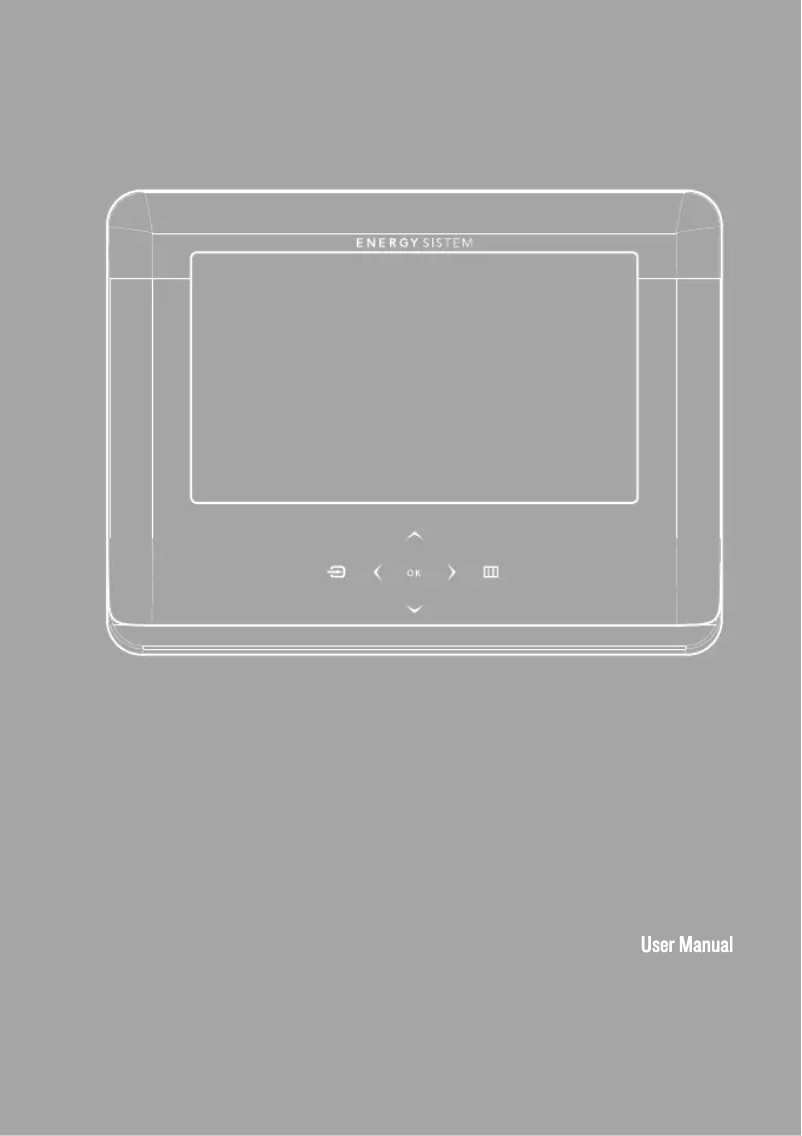 Image de la première page du manuel de l'appareil M3700 TV Slide