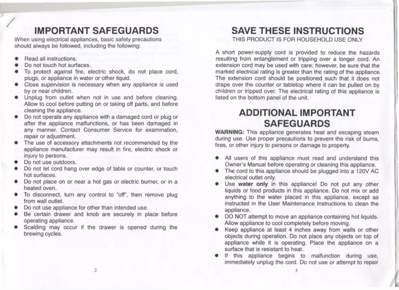 Image de la première page du manuel de l'appareil POD