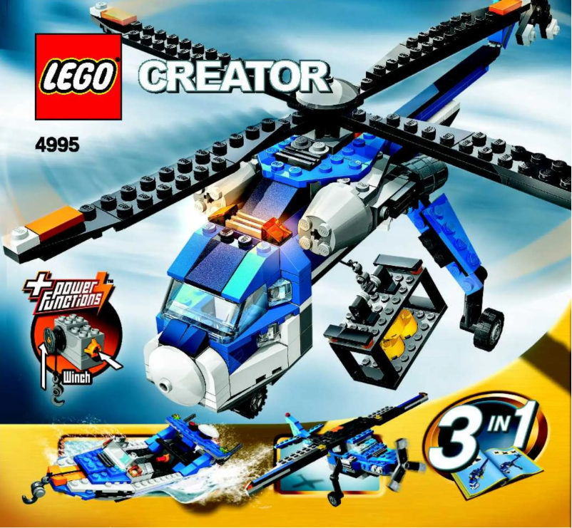 Page n°1 - Manuel utilisateur Lego Cargo Copter