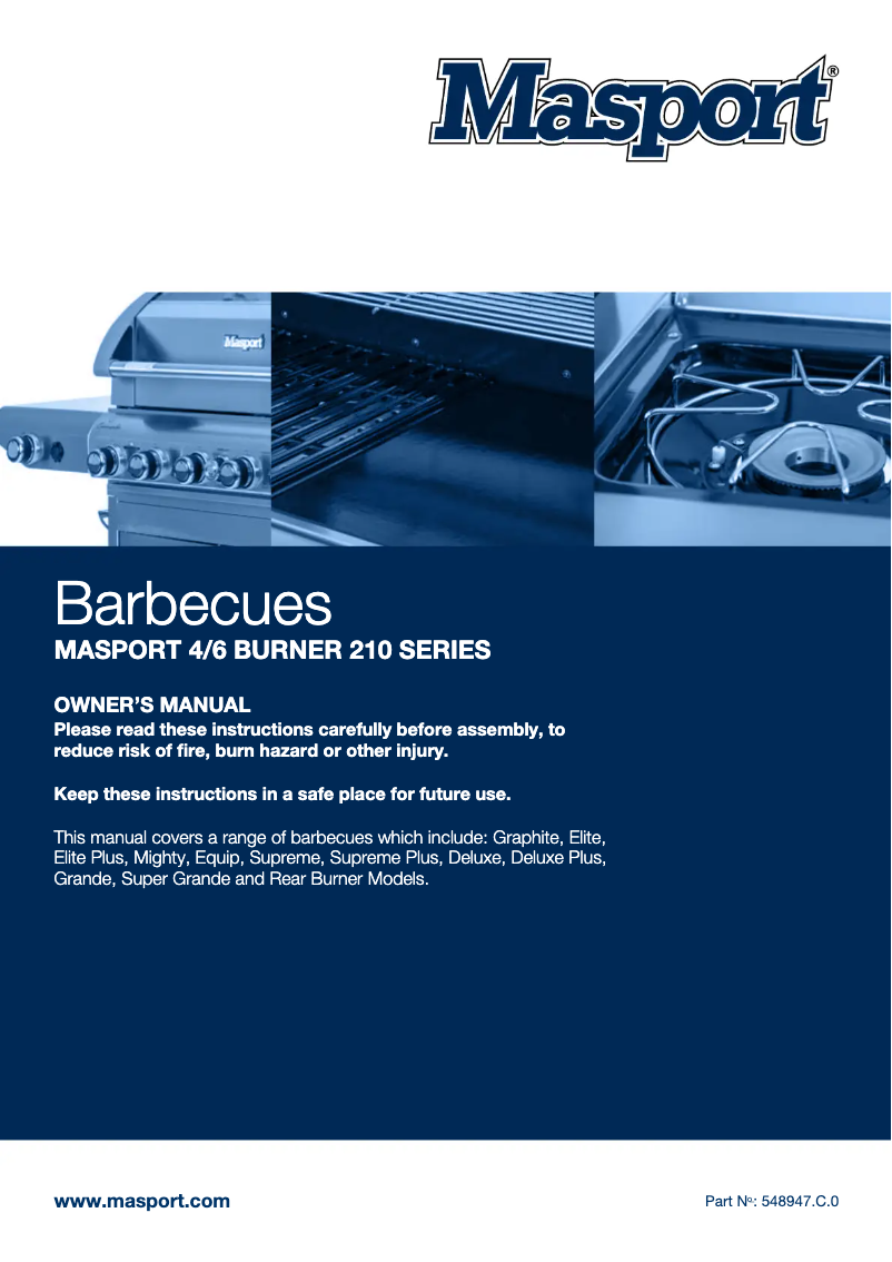 Page n°1 - Manuel utilisateur Masport Mighty