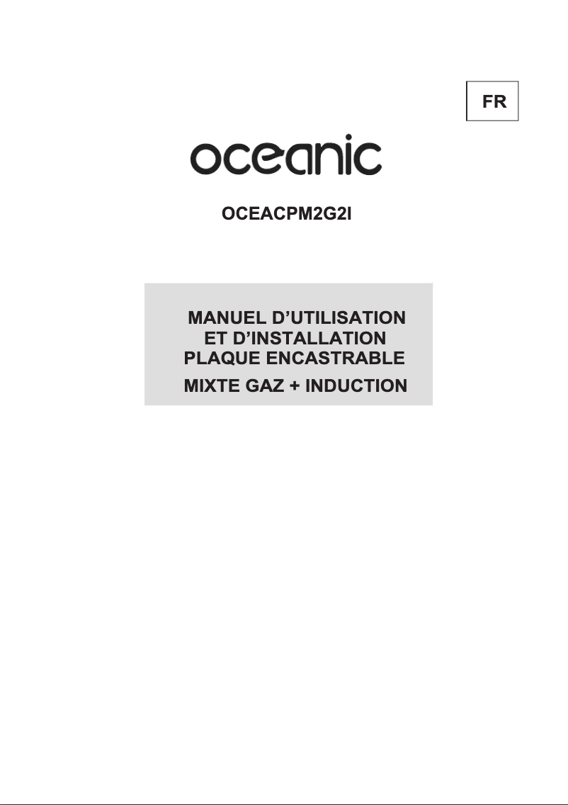 Page n°1 - Manuel utilisateur Oceanic OCEACPM2G2I