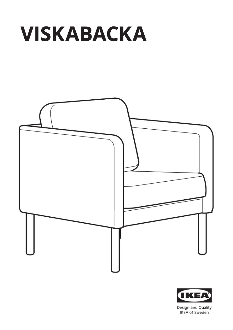 Image de la première page du manuel de l'appareil VISKABACKA 605.194.76