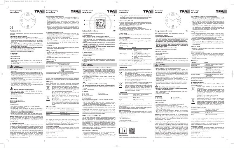 Imagen de la primera página del manual del dispositivo Contour 60.3536.10