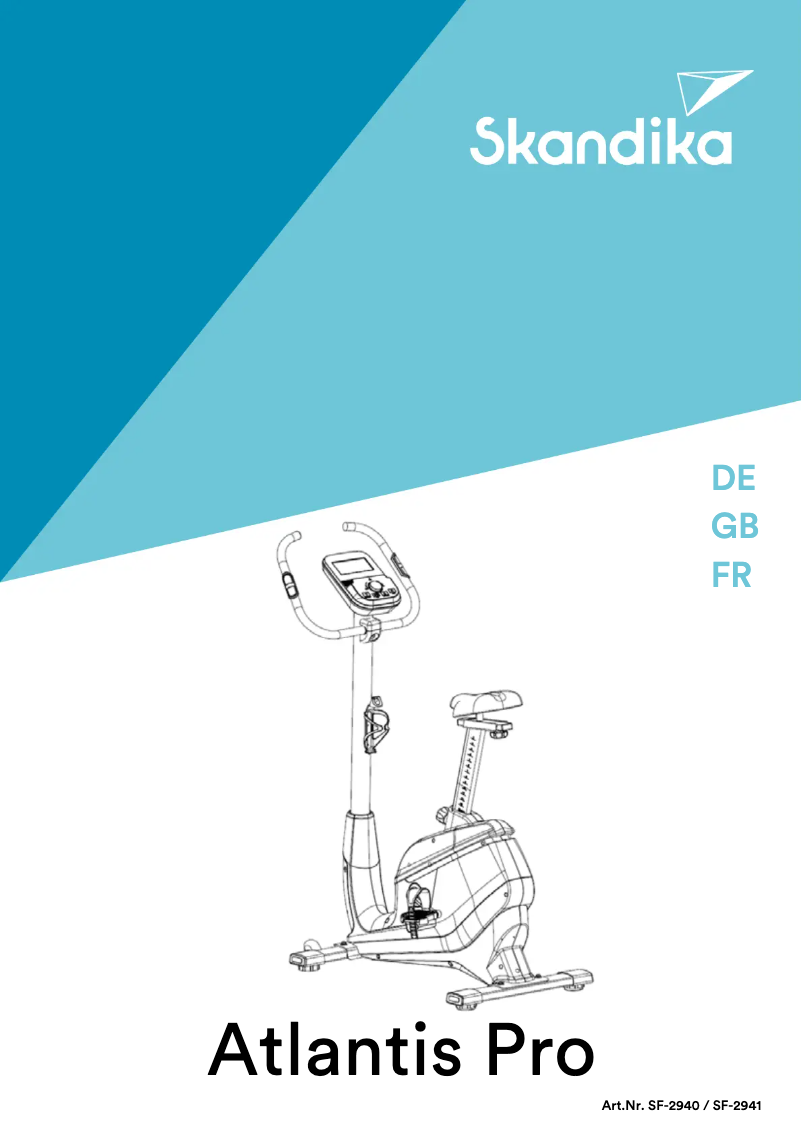 Image de la première page du manuel de l'appareil Atlantis Pro