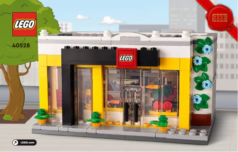 Page 1 de la notice Manuel utilisateur Lego Store 40528