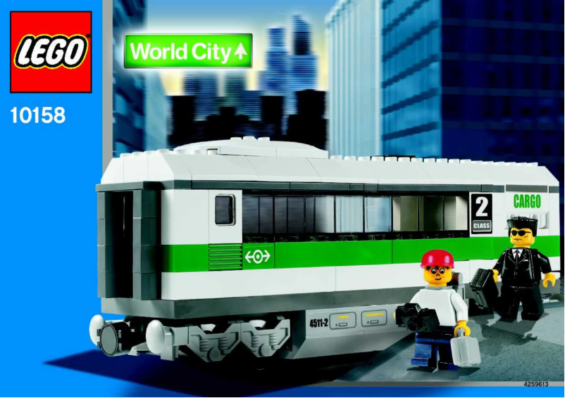 Page 1 de la notice Manuel utilisateur Lego High Speed Train Car