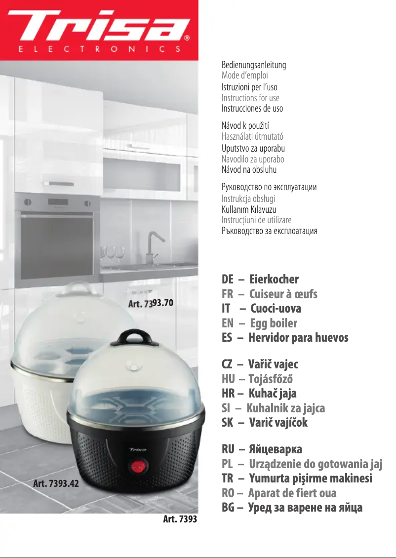 Image de la première page du manuel de l'appareil Sport Line