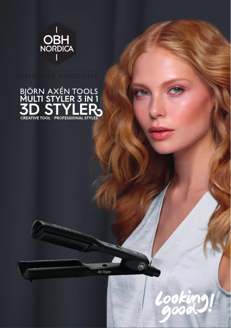 Image de la première page du manuel de l'appareil Björn Axén 3D Styler 3108