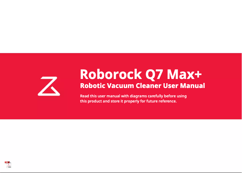 Page n°1 - Manuel utilisateur Roborock Q7